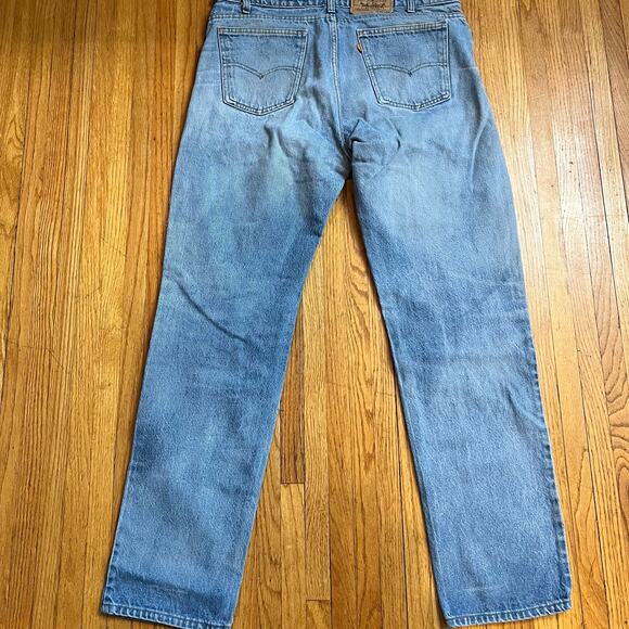 Levis Jeans Mens 38 X34 Vintage USA Orange Tab Light Wash Blue - Picture 1 of 12